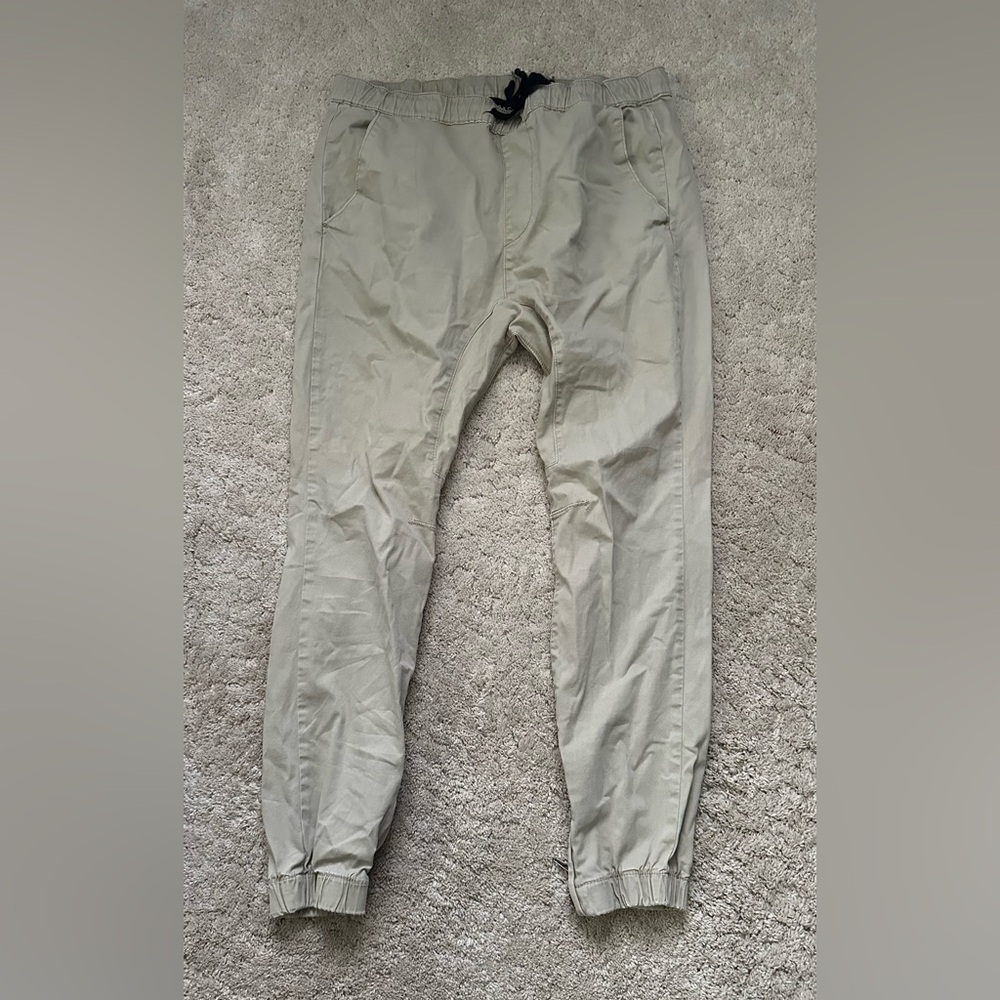 PacSun Khaki colored Chinos Durable Cotton Blend